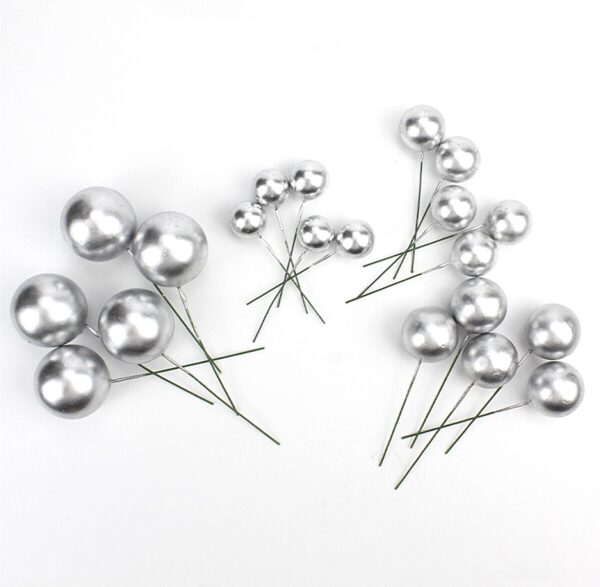 Silver Garland Balls